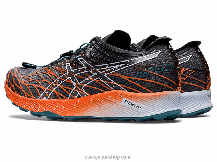 フジスピード L20V2906Asics ブラック/ノバオレンジ