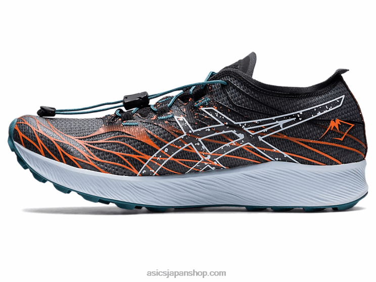 フジスピード L20V2906Asics ブラック/ノバオレンジ