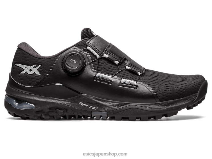 ゲルカヤノエースボア L20V302Asics ブラック/ピュアシルバー