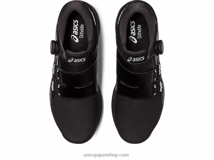 ゲルカヤノエースボア L20V302Asics ブラック/ピュアシルバー
