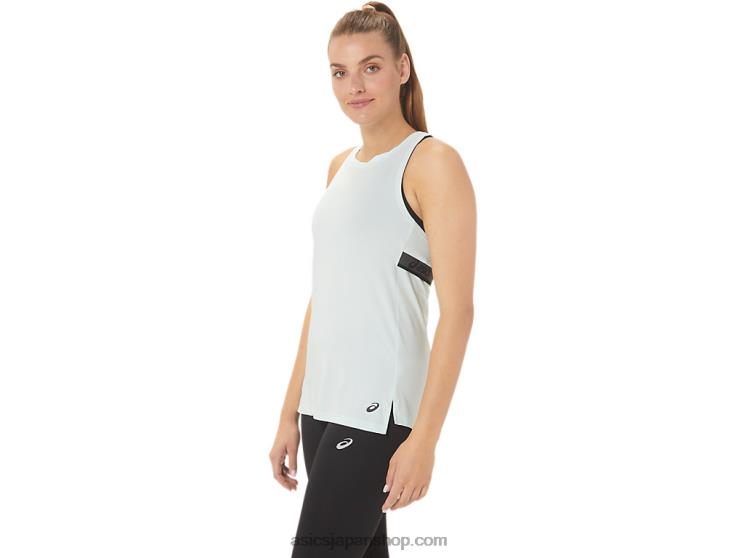 女性用フィットサナタンク L20V3048Asics 心地よい海