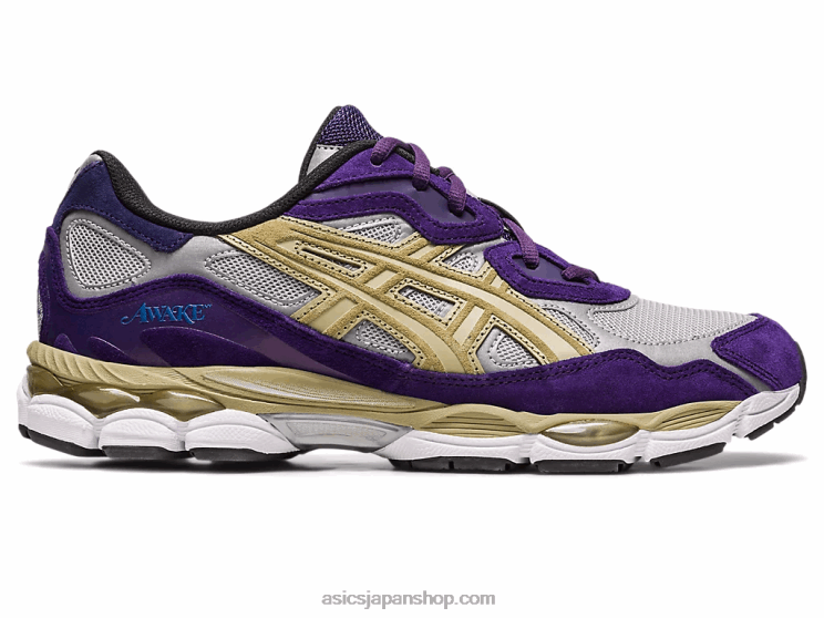アウェイク ニューヨーク × ジェル ニューヨーク L20V307Asics ピュアシルバー/ゴシックグレープ