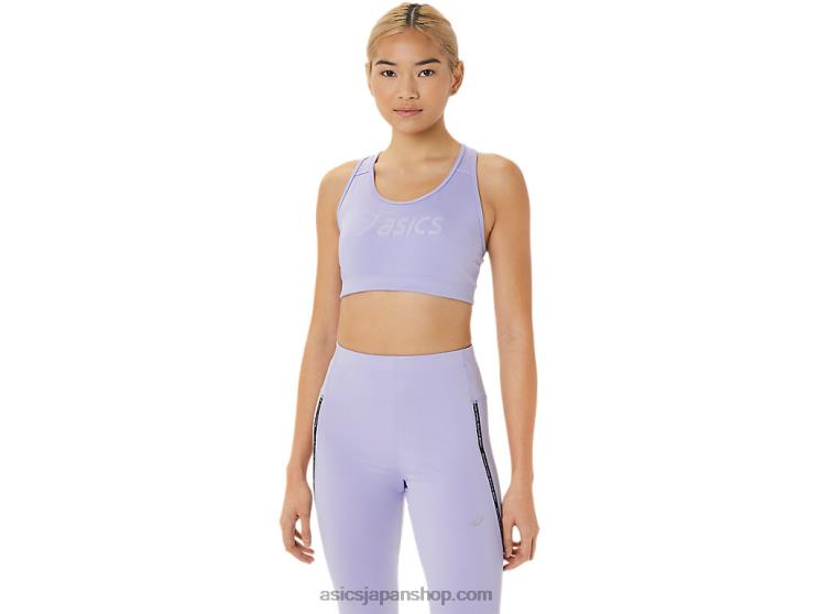 女性用パッド入りブラジャー L20V3086Asics 蒸気/蒸気