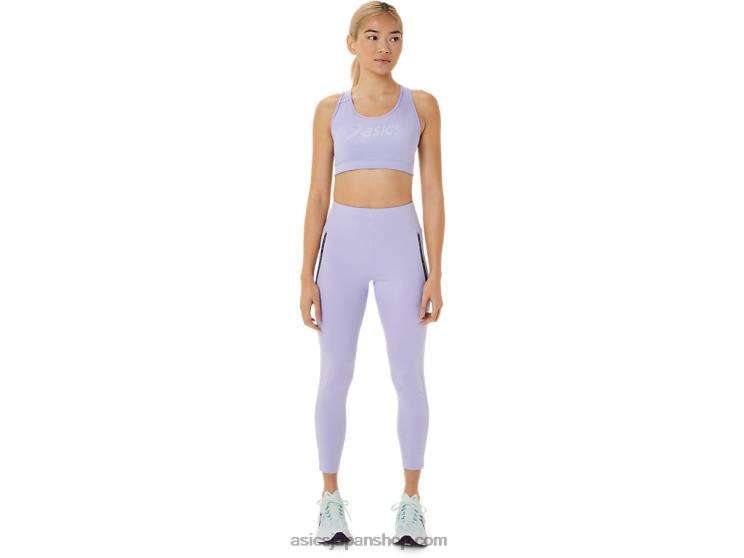 女性用パッド入りブラジャー L20V3086Asics 蒸気/蒸気