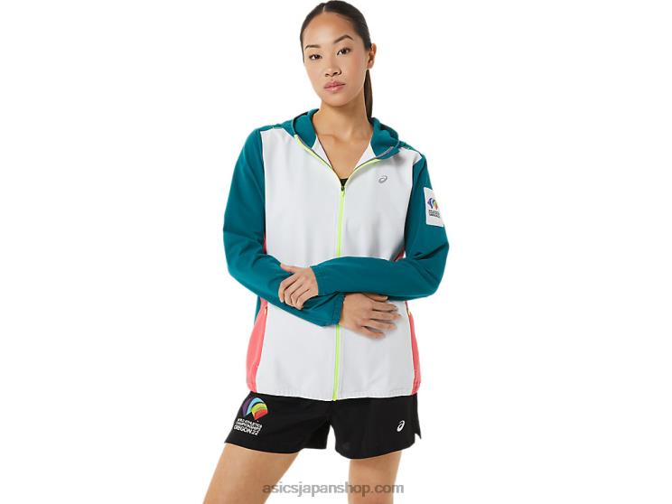 ウィメンズ レディセット ジャケット カラーブロックウィッチ L20V3212Asics マルチ
