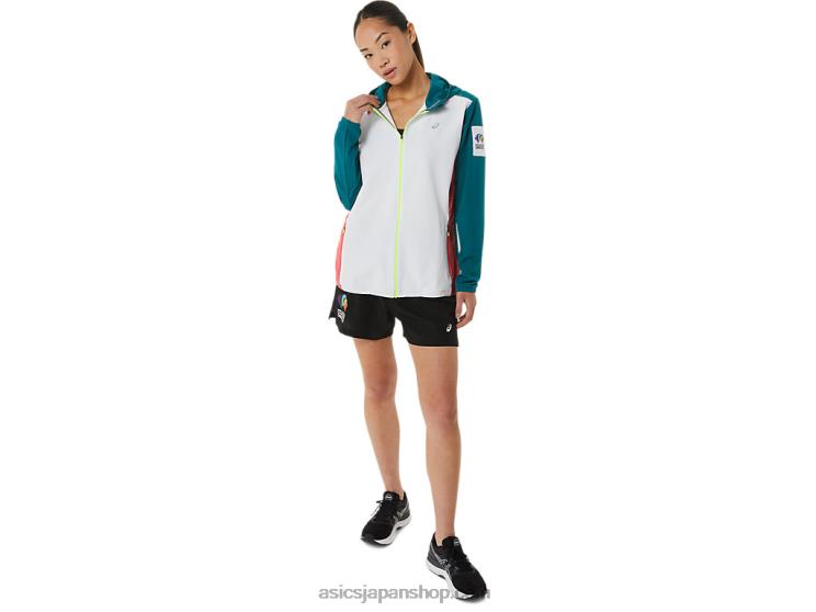 ウィメンズ レディセット ジャケット カラーブロックウィッチ L20V3212Asics マルチ