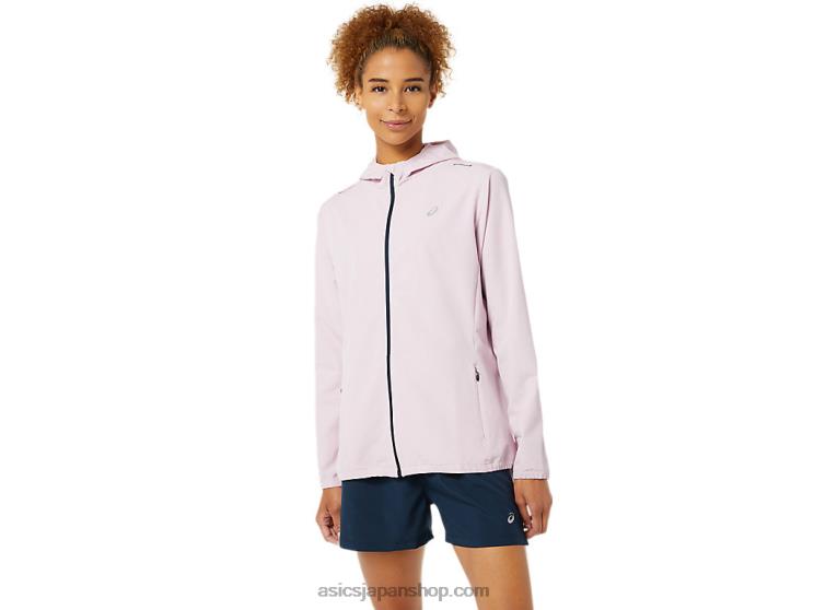 女性用レディセットジャケット L20V3338Asics リーリーローズ/フレンチブルー