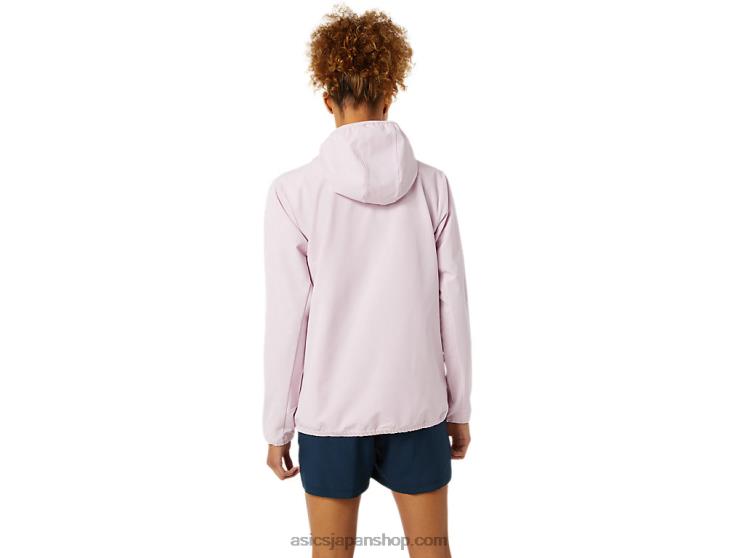女性用レディセットジャケット L20V3338Asics リーリーローズ/フレンチブルー