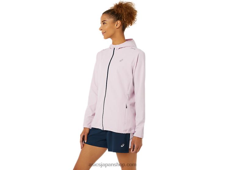 女性用レディセットジャケット L20V3338Asics リーリーローズ/フレンチブルー
