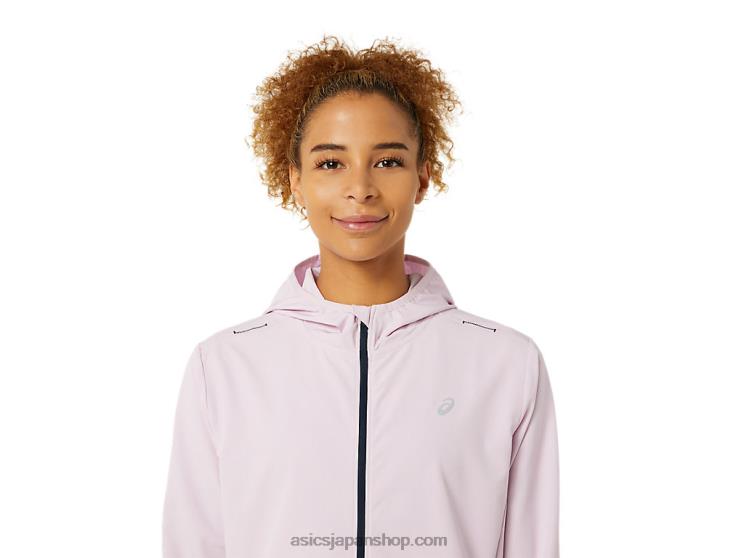 女性用レディセットジャケット L20V3338Asics リーリーローズ/フレンチブルー