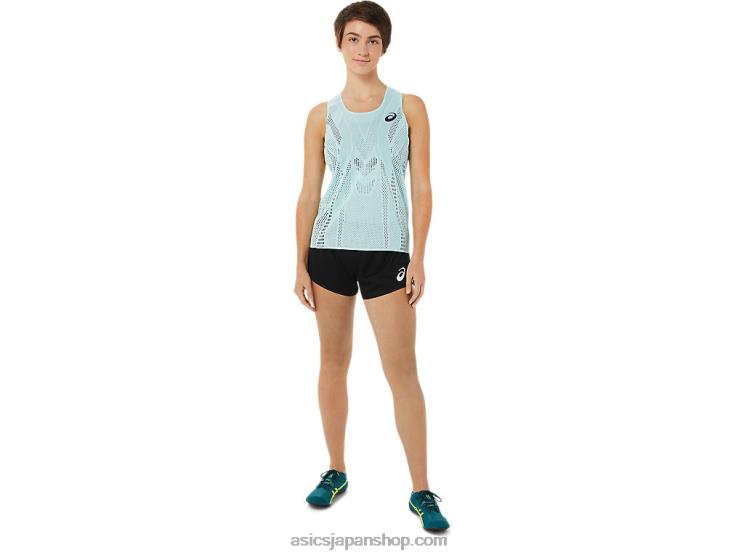女性用アクティブリーズシングレット L20V3348Asics クリアブルー