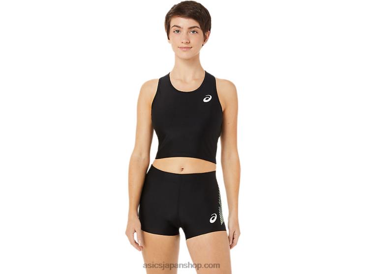 女性用トラックブラシャツ L20V3395Asics パフォーマンスブラック