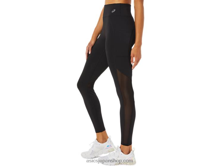 女性用メッシュブロックタイト L20V3412Asics パフォーマンスブラック