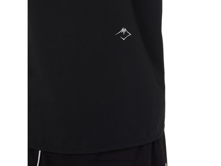 女性用フジトレイル防水ジャケット L20V3482Asics パフォーマンスブラック
