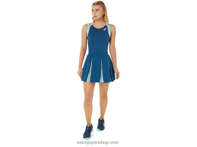 女性のマッチドレス L20V3502Asics ライトインディゴ
