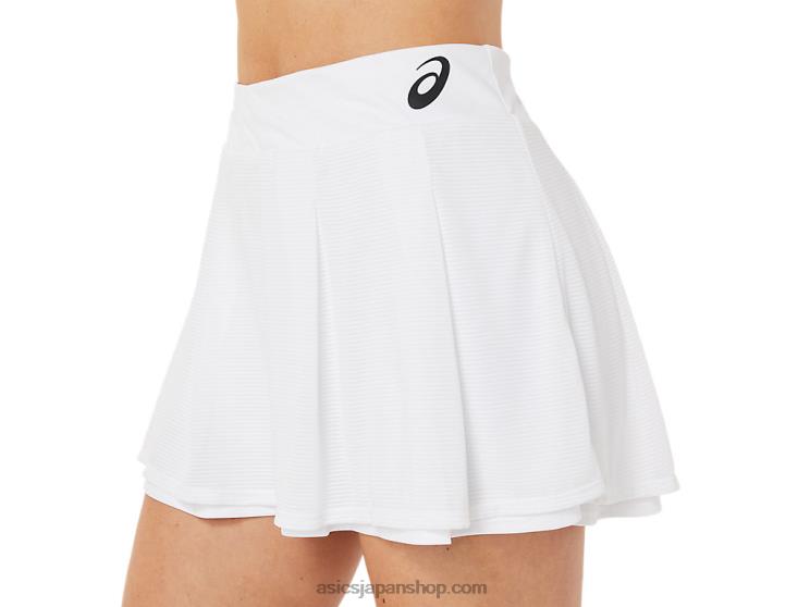 女性のマッチスコート L20V3523Asics 鮮やかな白