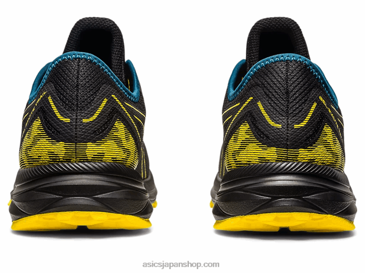 ゲルエキサイトトレイル L20V353Asics ブラック/ゴールデンイエロー