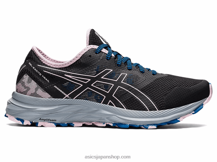ゲルエキサイトトレイル L20V3541Asics ブラック/ベアローズ