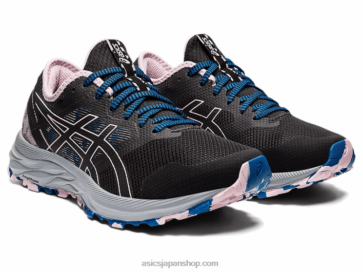 ゲルエキサイトトレイル L20V3541Asics ブラック/ベアローズ