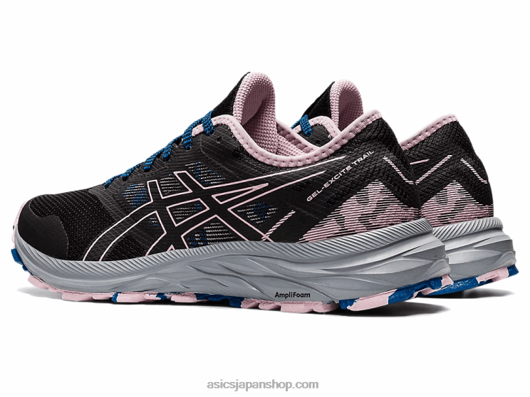 ゲルエキサイトトレイル L20V3541Asics ブラック/ベアローズ