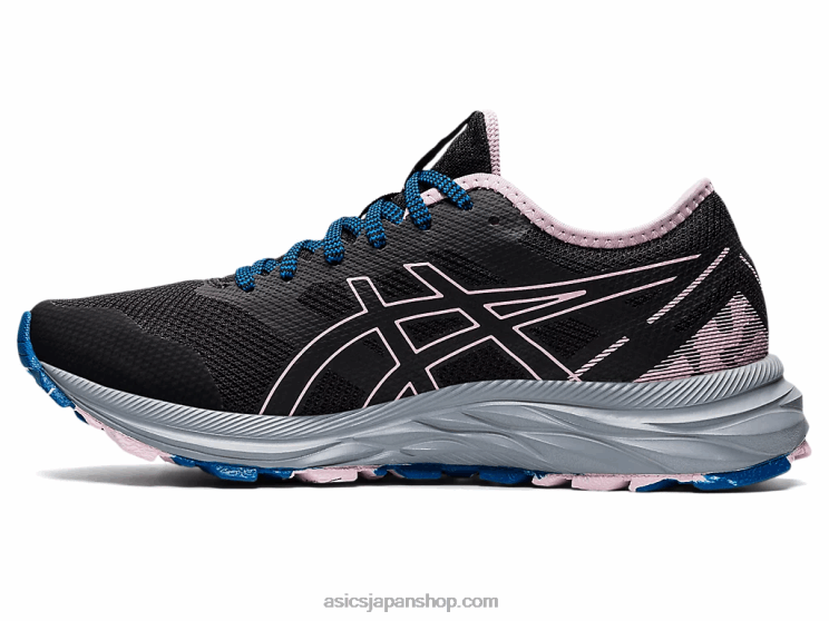 ゲルエキサイトトレイル L20V3541Asics ブラック/ベアローズ