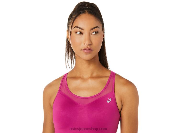 女性の加速ブラ L20V3563Asics フクシアレッド