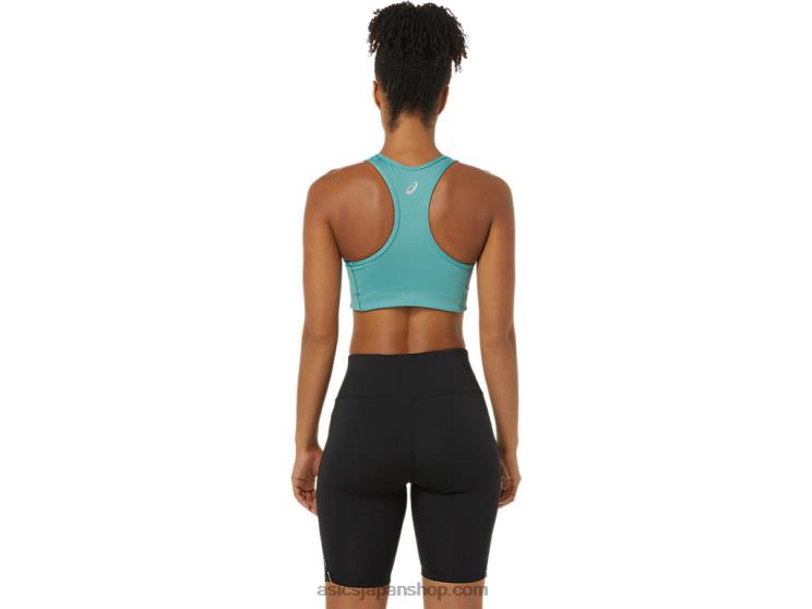 女性のスパイラルブラ L20V3569Asics セージ/セージ