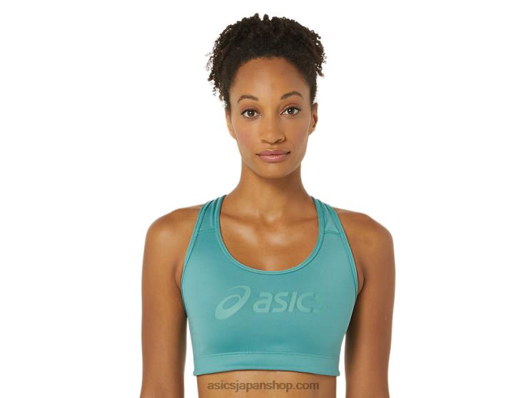 女性のスパイラルブラ L20V3569Asics セージ/セージ