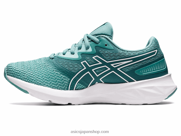 信管爆発 L20V3581Asics オアシスグリーン/ホワイト