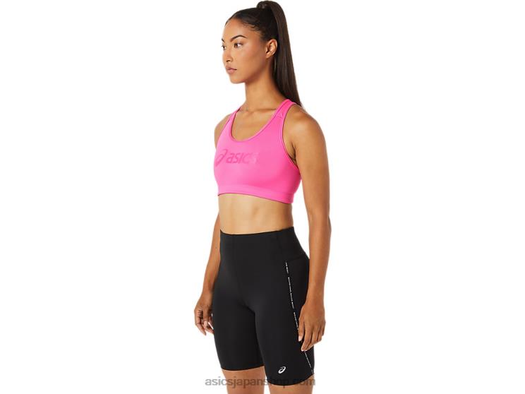 女性のスパイラルブラ L20V3582Asics ピンクグロ