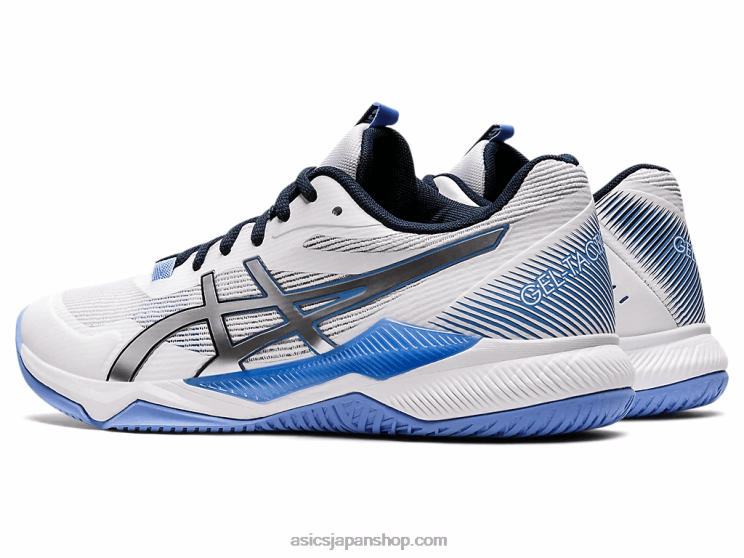 ゲル戦術 L20V3591Asics ホワイト/ツルニチニチソウブルー
