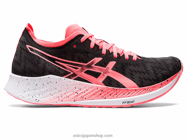 魔法のスピード L20V3649Asics ブラック/ブレイジングコーラル