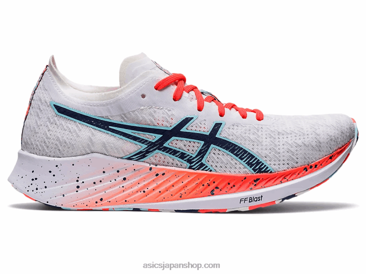 魔法のスピード L20V3741Asics ホワイト/サンダーブルー
