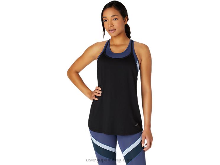 女性のタンク L20V3755Asics パフォーマンスブラック