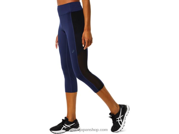 レディースケイトポケットカプリ L20V3762Asics ピーコート