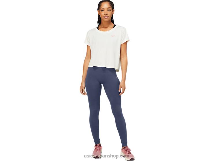 女性のシームレスなタイト L20V3848Asics サンダーブルー
