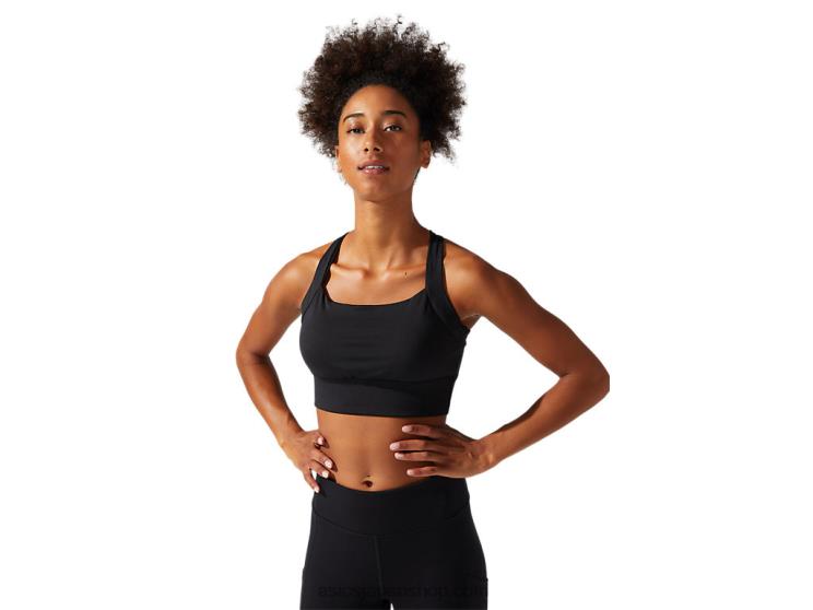 女性のコアブラ L20V3851Asics パフォーマンスブラック