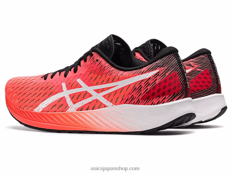 ハイパースピード L20V3885Asics サンライズレッド/ホワイト