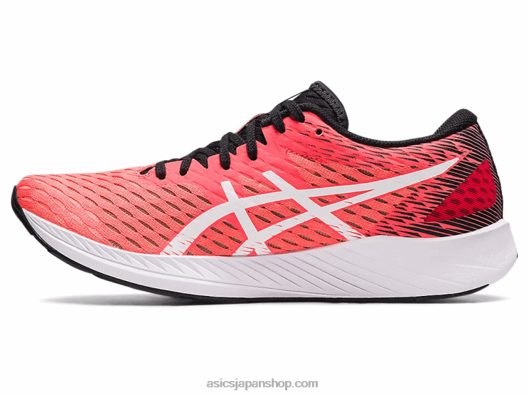 ハイパースピード L20V3885Asics サンライズレッド/ホワイト