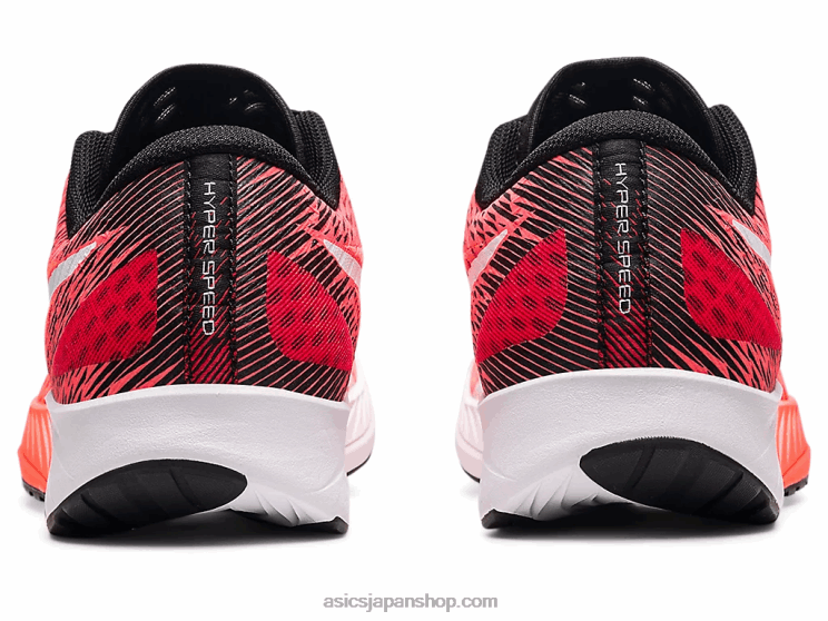ハイパースピード L20V3885Asics サンライズレッド/ホワイト