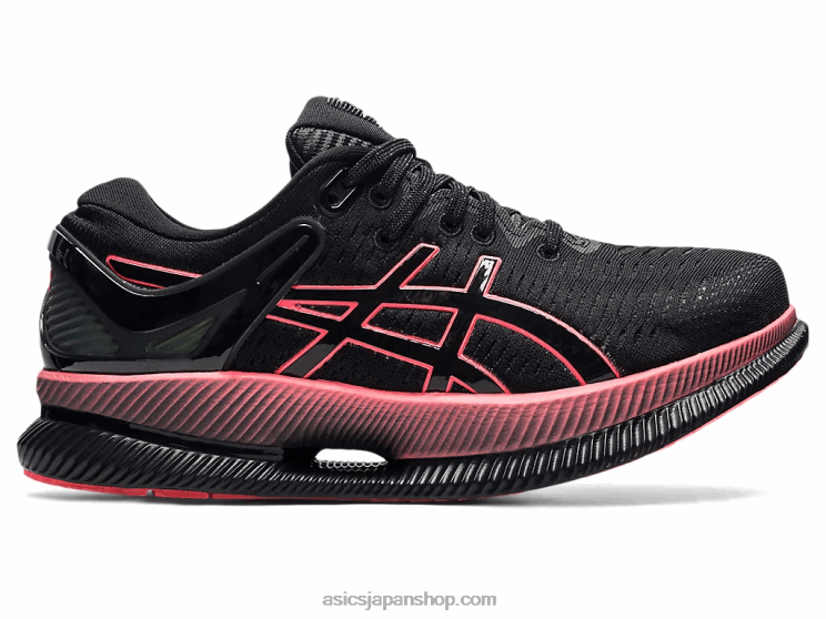 メタライド L20V3887Asics ブラック/ブレイジングコーラル
