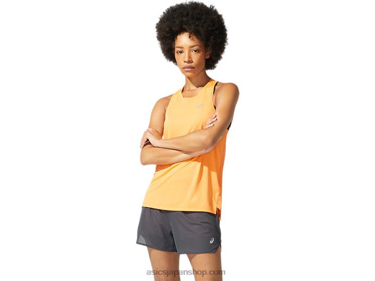 女性用レースノースリーブ L20V3948Asics サンピーチ