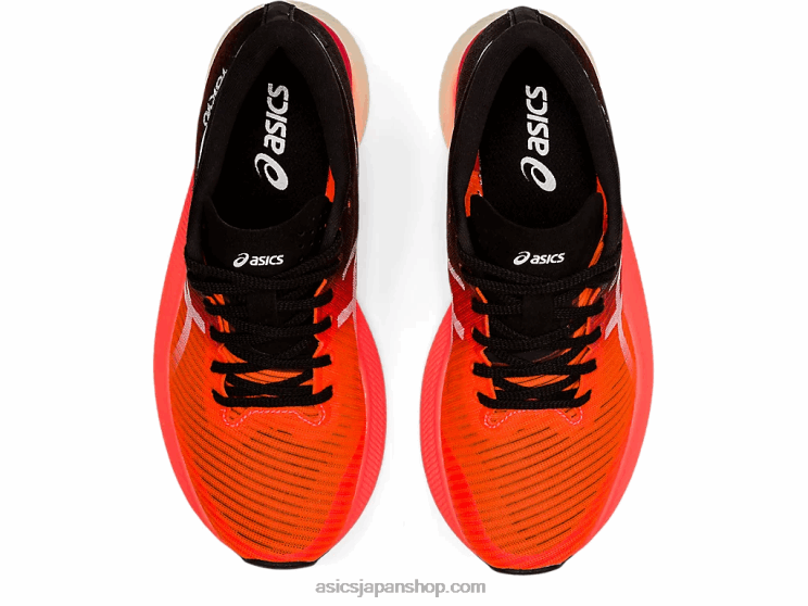 メタスピードスカイ L20V3950Asics サンライズレッド/ホワイト