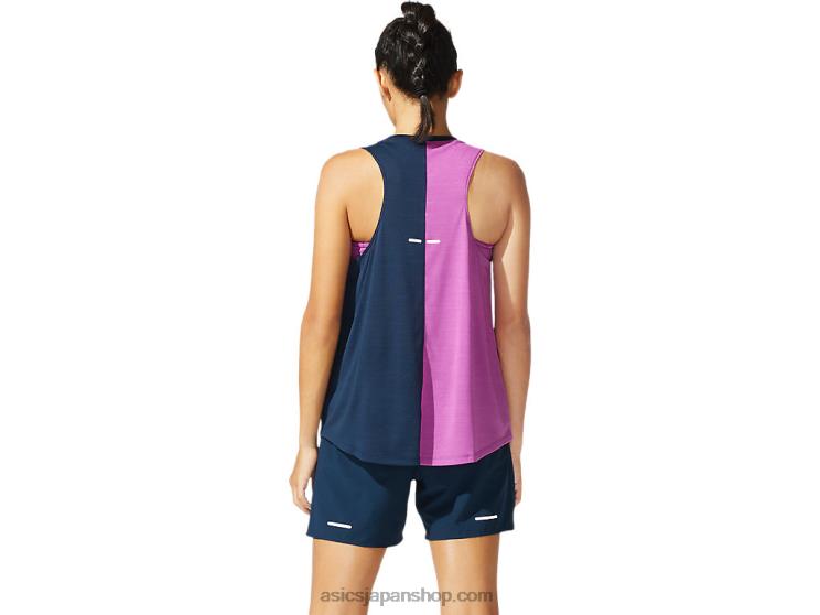 女子東京タンク L20V4041Asics フレンチブルー/デジタルグレープ