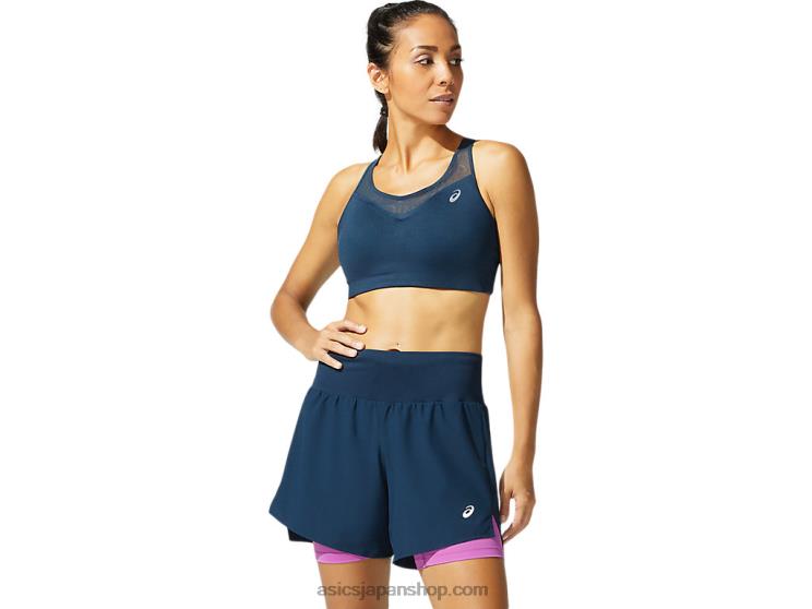 女性の加速ブラ L20V4073Asics フレンチブルー