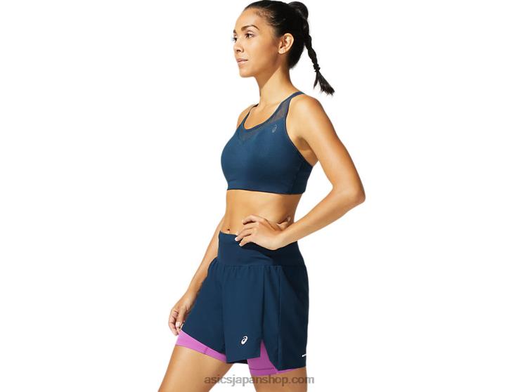 女性の加速ブラ L20V4073Asics フレンチブルー