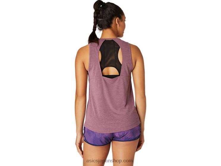 女性のマッスルタンク L20V4107Asics グレープヘザー