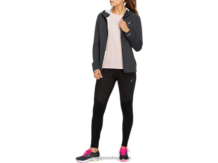 女性用アクセラジャケット L20V4144Asics グラファイトグレー