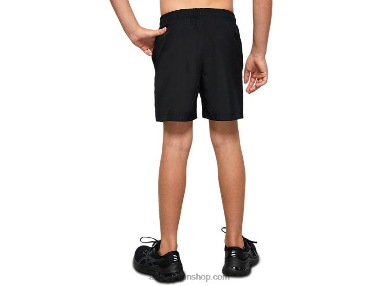ユースウーブンスポーツショートパンツ L20V4226Asics パフォーマンスブラック