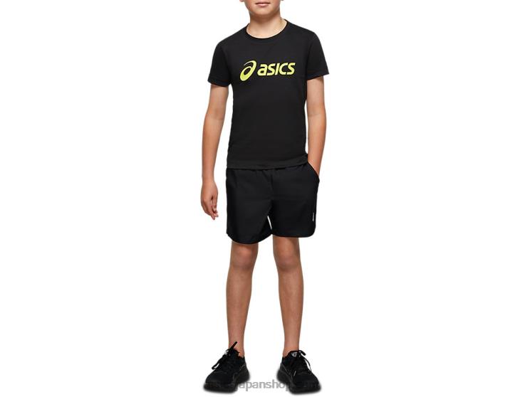 ユースウーブンスポーツショートパンツ L20V4226Asics パフォーマンスブラック